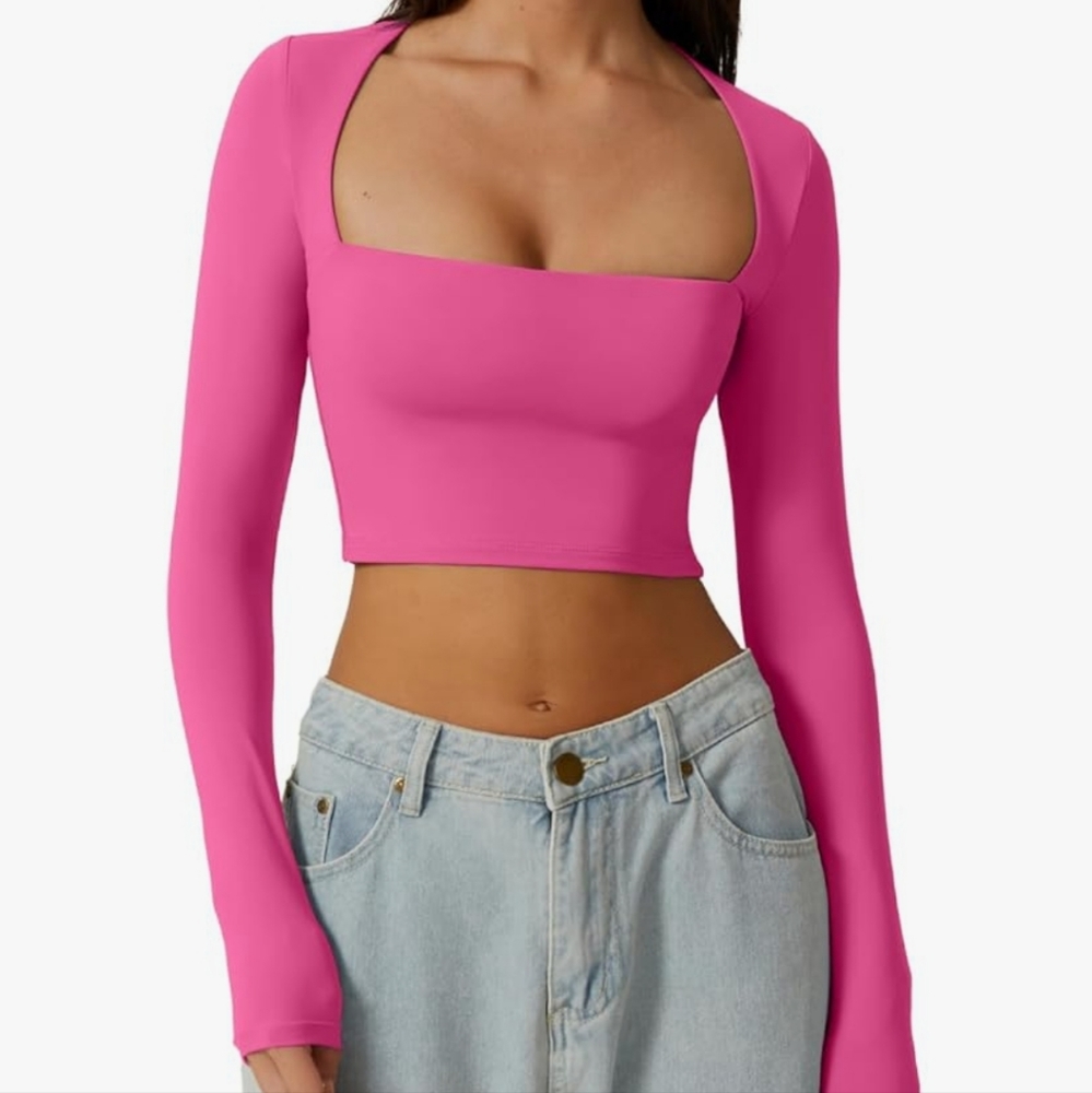 CROP LONG SLEEVES Top